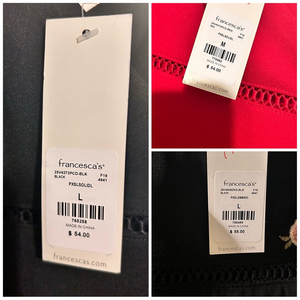 NWT Francesca's Styled Trim & Flare Dresses (3) - Picture 6 of 6